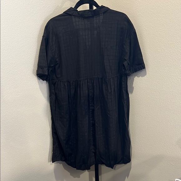 Terra & Sky Black Textured Dress - Picture 3 of 4